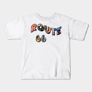 Route 66 in Photos Kids T-Shirt